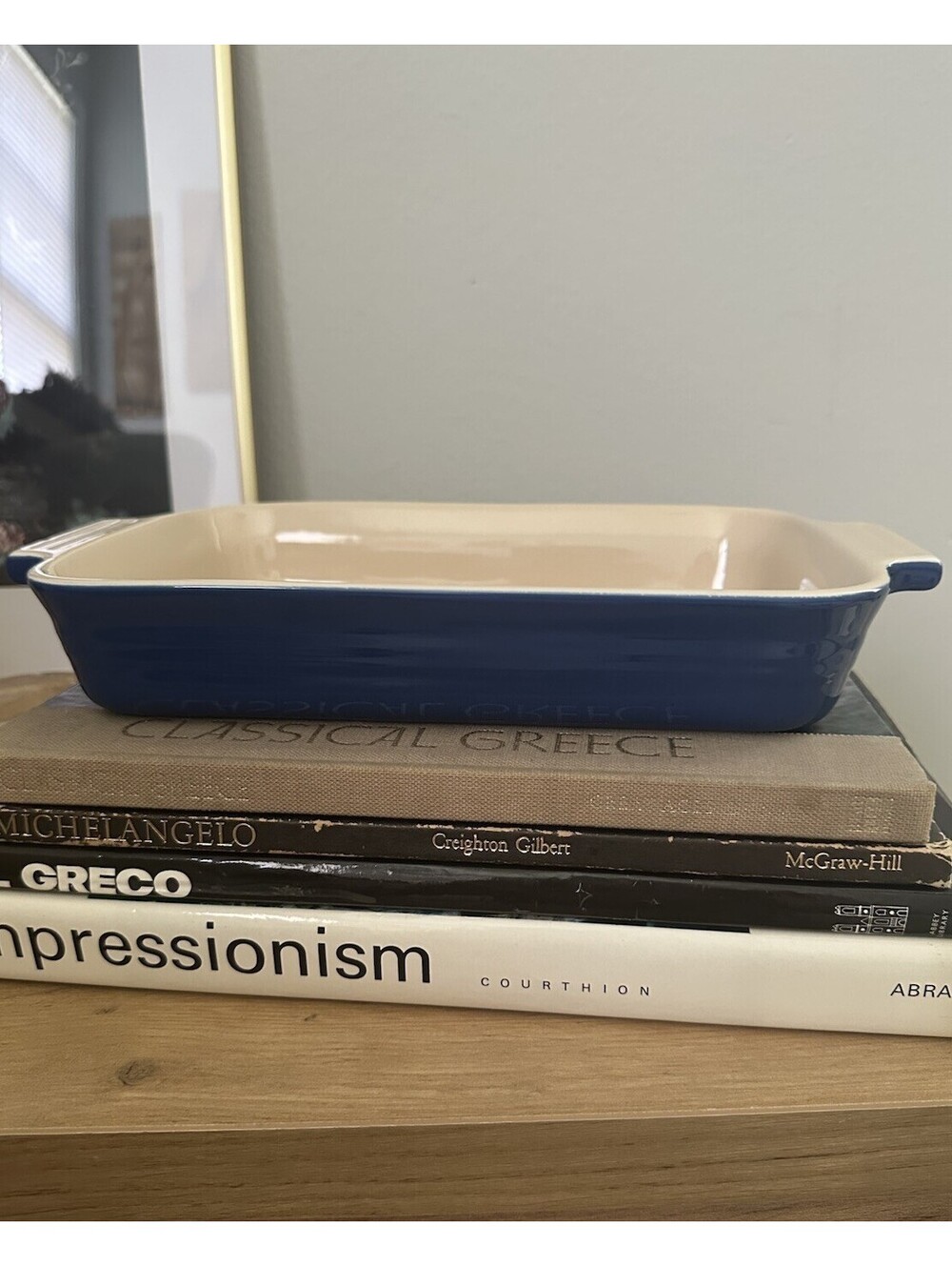 Indigo (Cobalt) Le Creuset Stoneware Rectangular Dish 10 1/2” x 7”